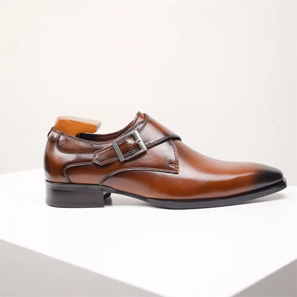 Lorenzo milano monk strap shoes for men | Vittorio -7