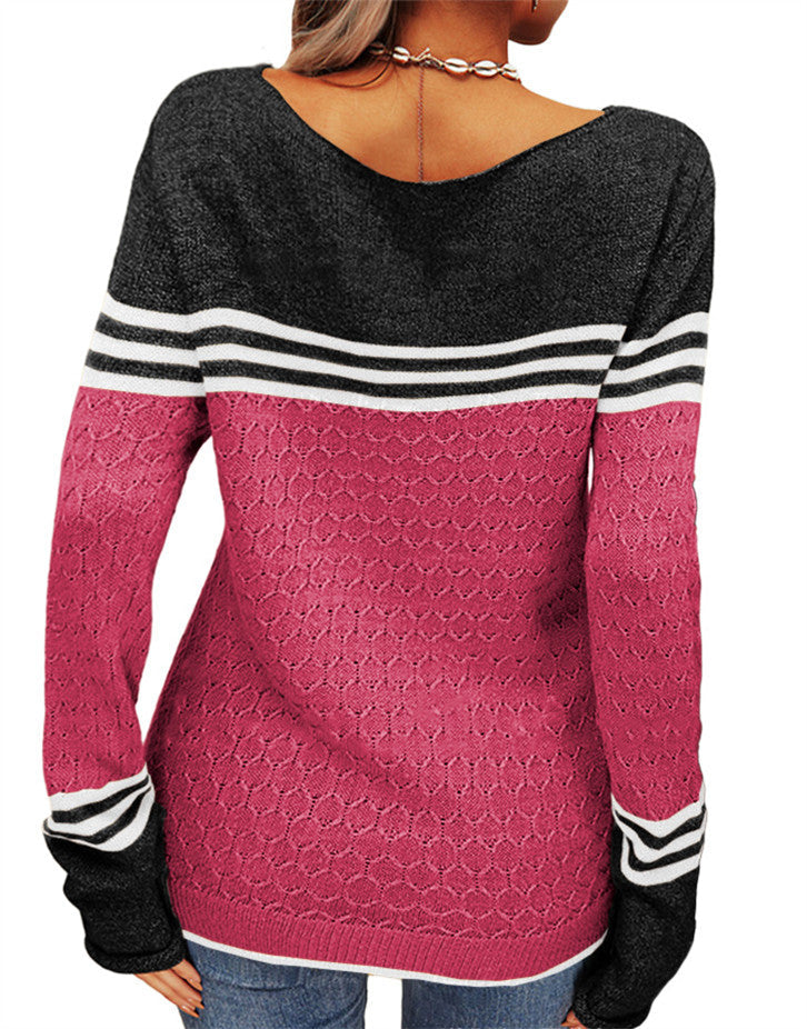 Elegant round neck sweater for women | Claire -29