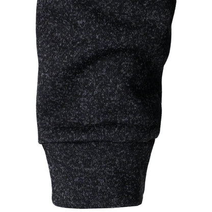 Buttoned collar elbow pads sweater for men | Adrien -14
