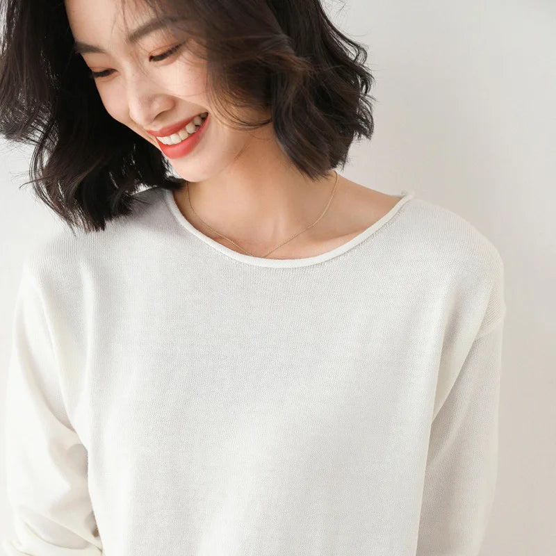 Elara mist knit top for women | Serenia -3