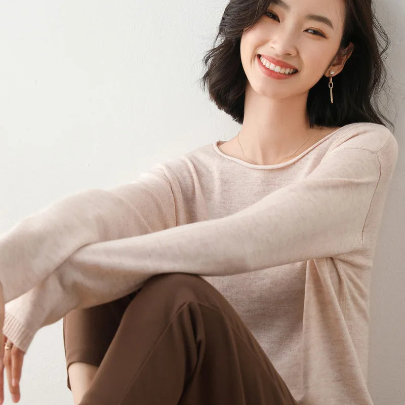 Elara mist knit top for women | Serenia -5