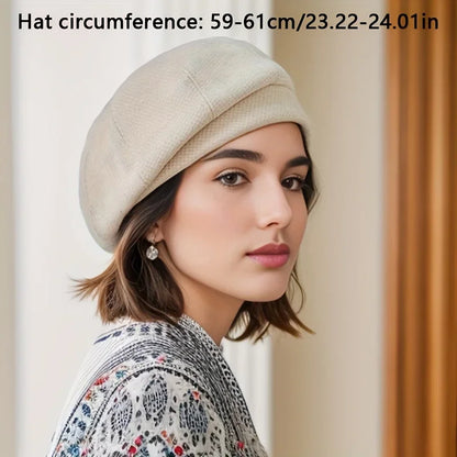 Elegant beret timeless clothing for women | Alezia -2