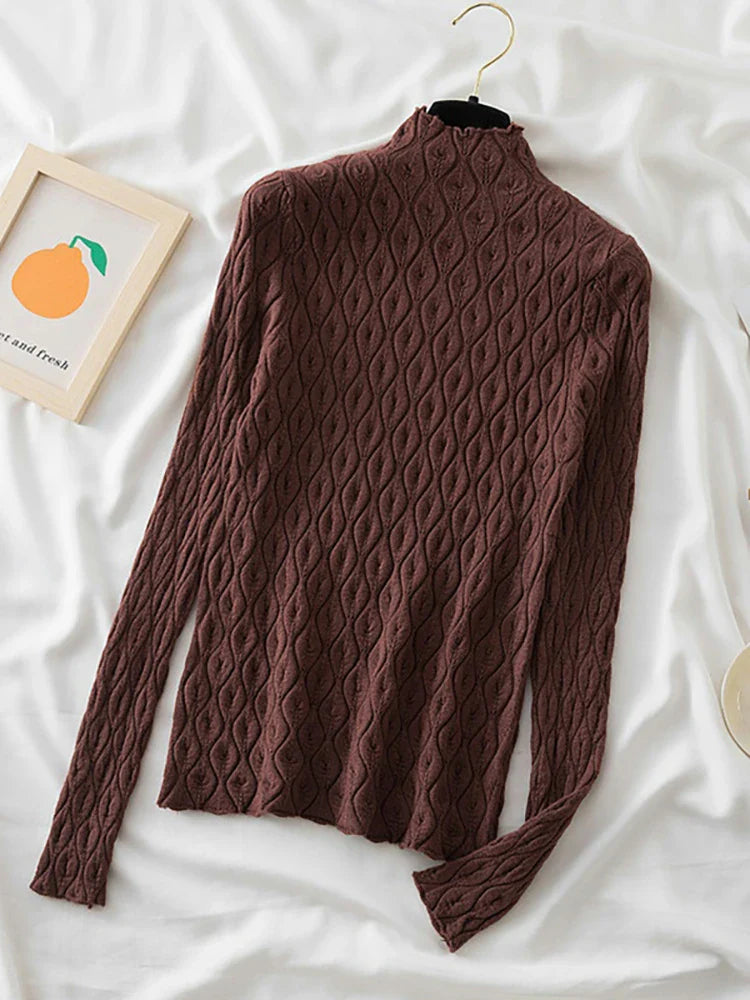 Cosy turtleneck sweater for women | Emma -1