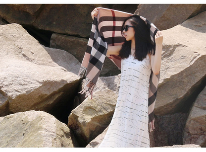 Luxurious cashmere scarf for women | Margaux -21