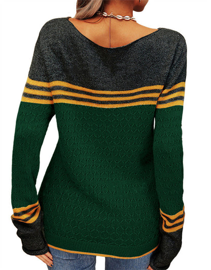 Elegant round neck sweater for women | Claire -23
