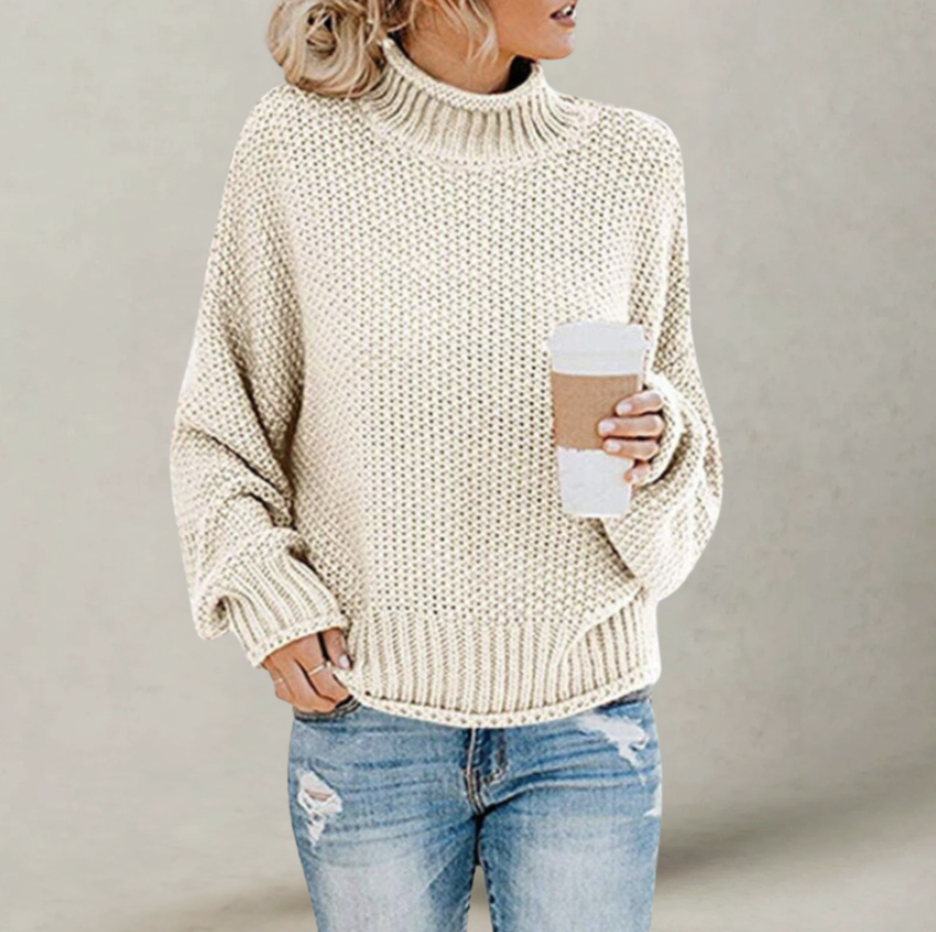 Knitted comfortable sweater for women | Celia -4