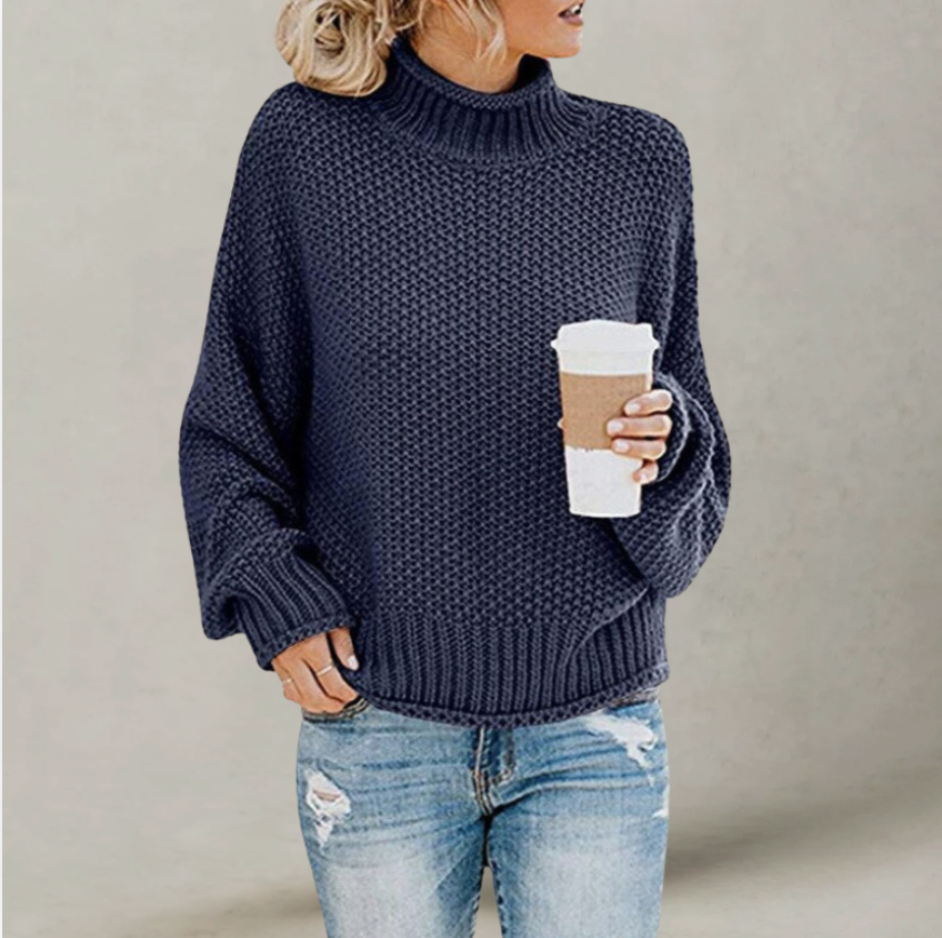 Knitted comfortable sweater for women | Celia -5
