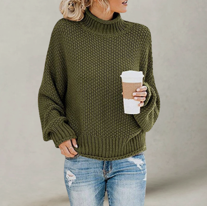 Knitted comfortable sweater for women | Celia -6