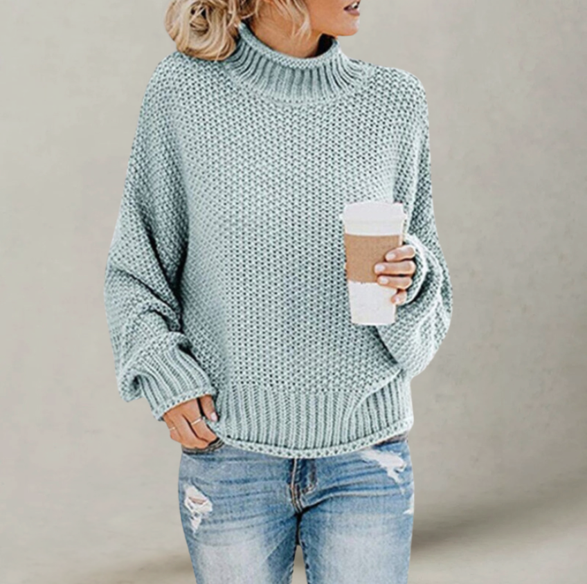 Knitted comfortable sweater for women | Celia -8