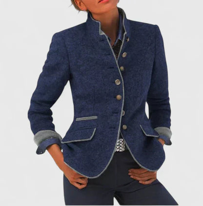 Elegant structured vest for women | Lucie -8