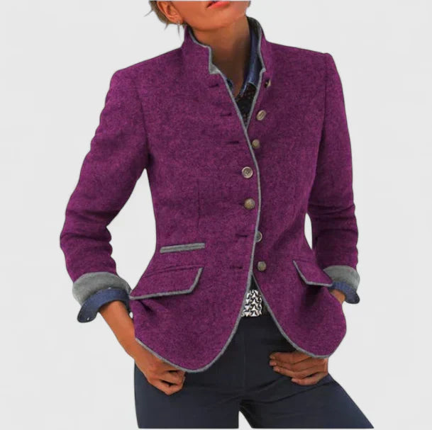 Elegant structured vest for women | Lucie -4