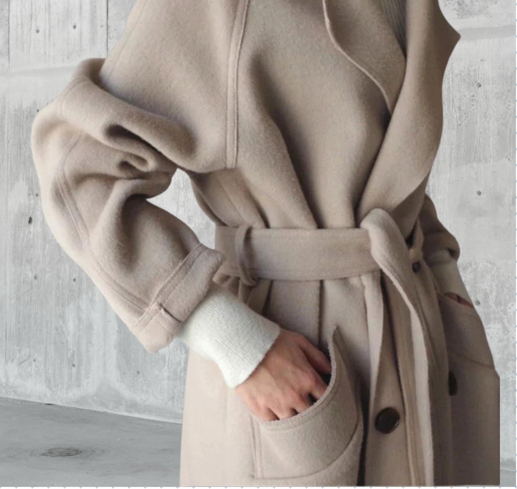 Long tailored winter timeless elegance coat for women | Seraphine -4