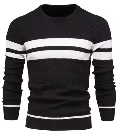 Elegant pattern chevrons sweater for men | Henri -6