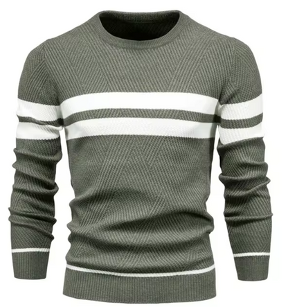 Elegant pattern chevrons sweater for men | Henri -7