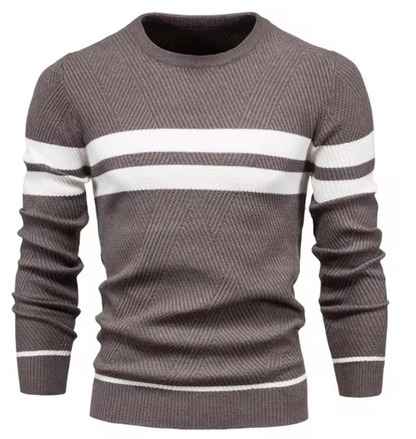 Elegant pattern chevrons sweater for men | Henri -8
