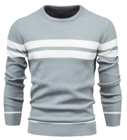 Elegant pattern chevrons sweater for men | Henri -9