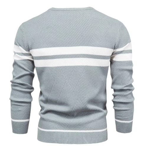 Elegant pattern chevrons sweater for men | Henri -5