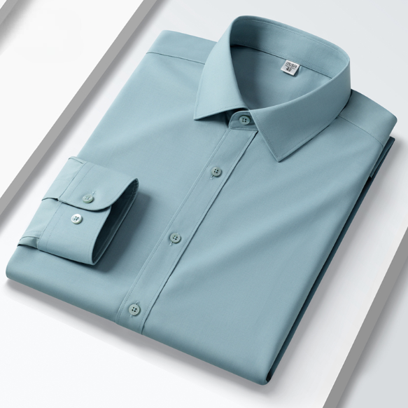 Button-up formal long-sleeve shirt for men | Kirk -4