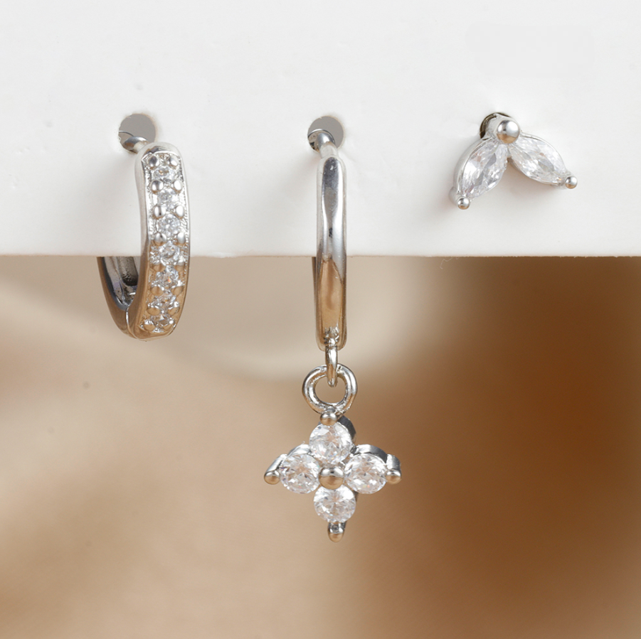 Earrings modern set for women | Eden -15