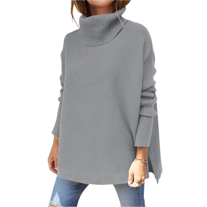 Knit turtleneck oversized sweater for women | Arie -2