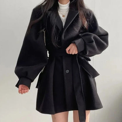Classic belted jacket for women | Mavis -8