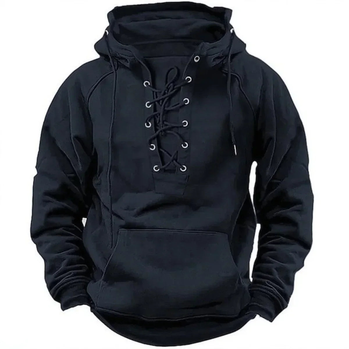 Classic retro sweatshirt for men | With comfortable hood -8