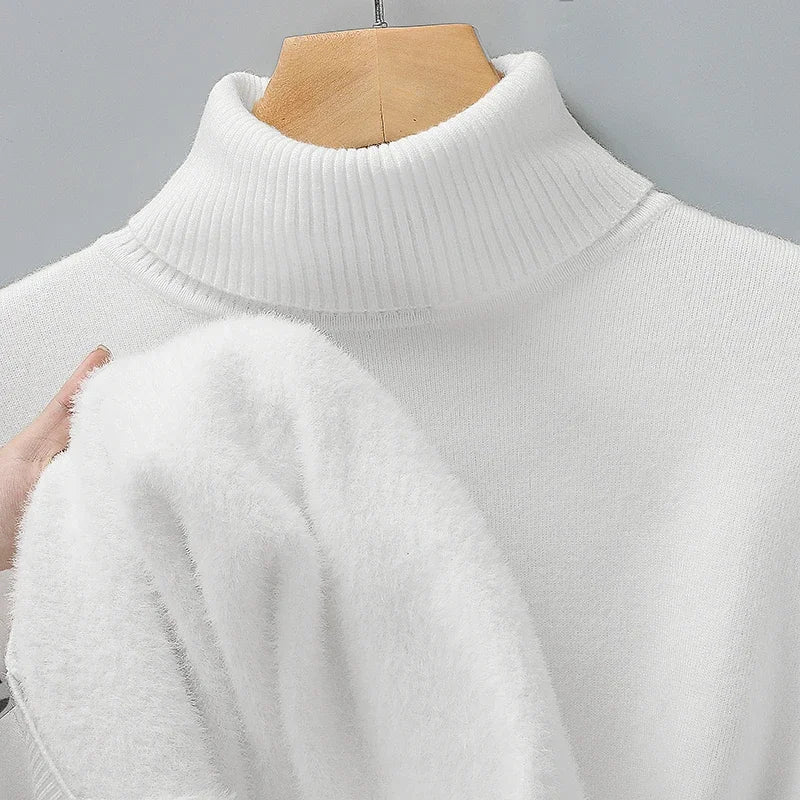 Elegant sweater turtleneck for women | Celestia -5