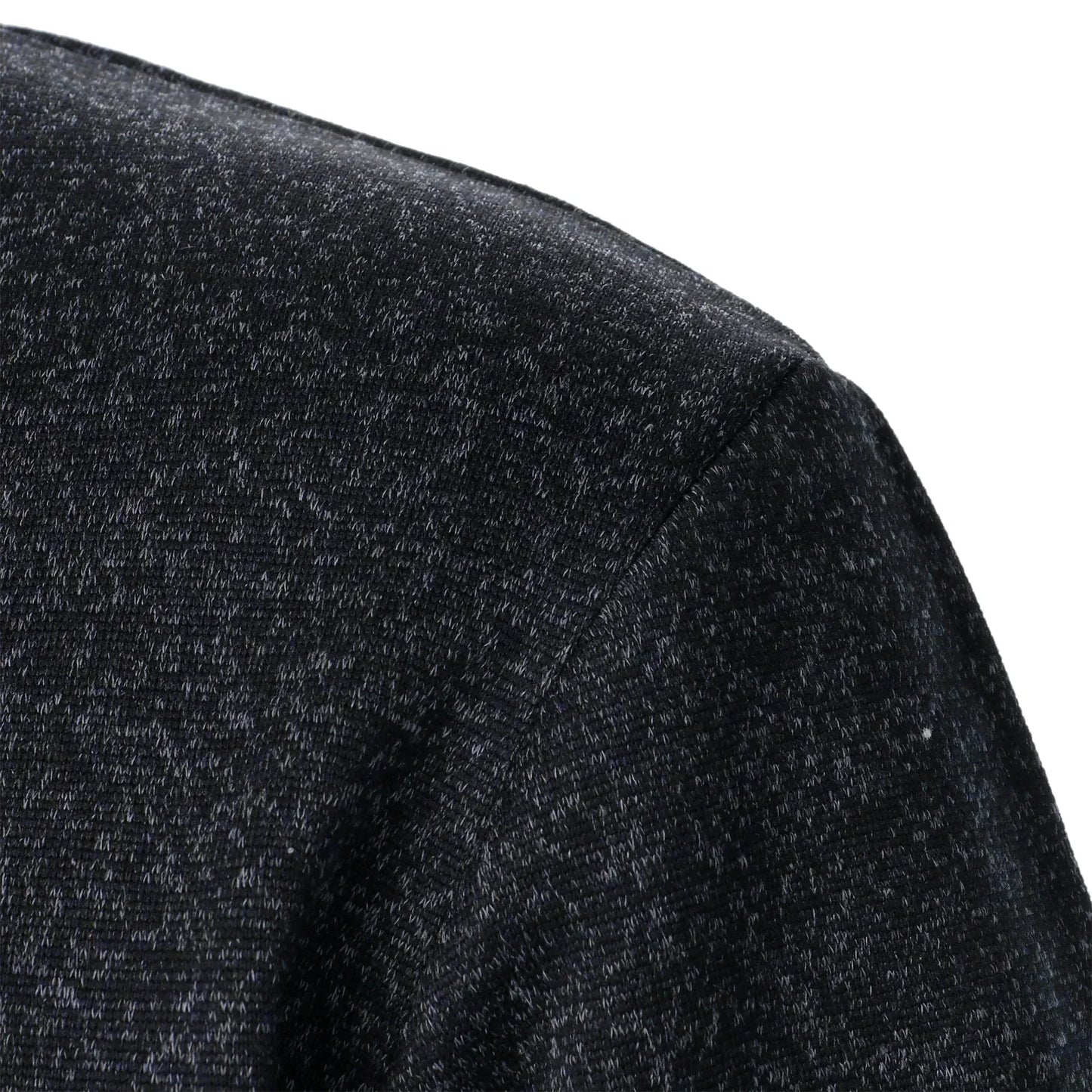 Buttoned collar elbow pads sweater for men | Adrien -13
