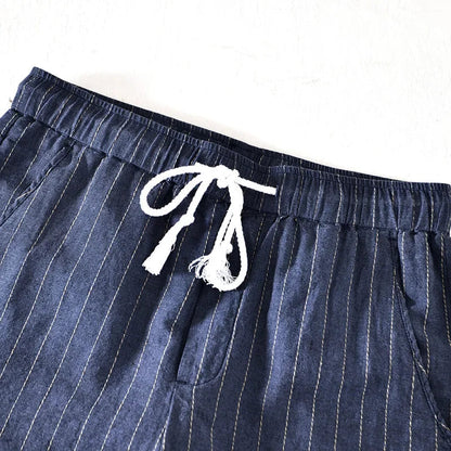 Striped cotton shorts for men | Wilfrid -6