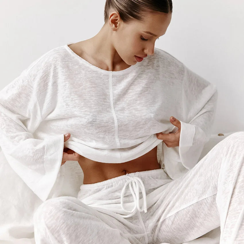 Mara breezy loungewear set for women | Solara -3