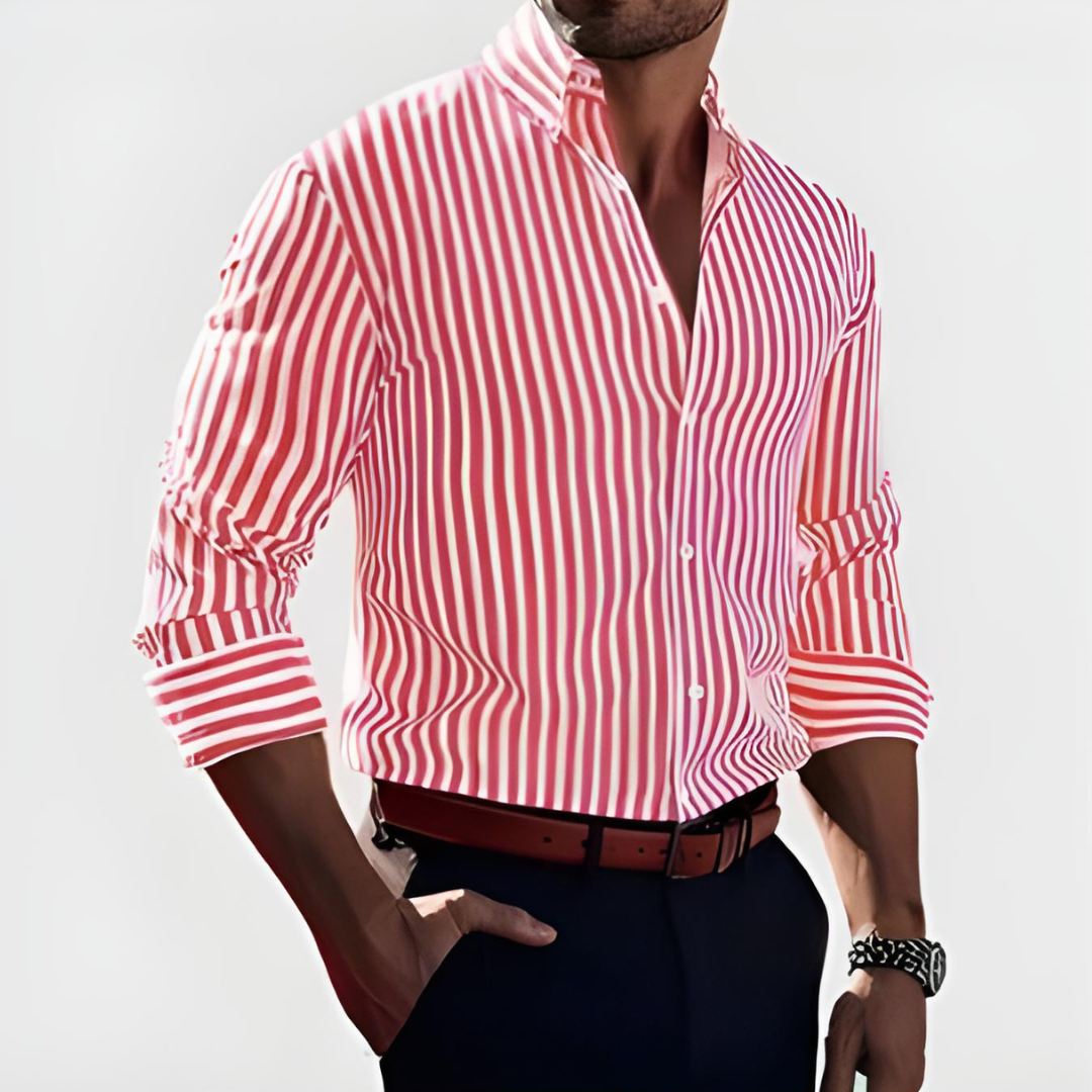 Elegant modern shirt for men | Striped -3