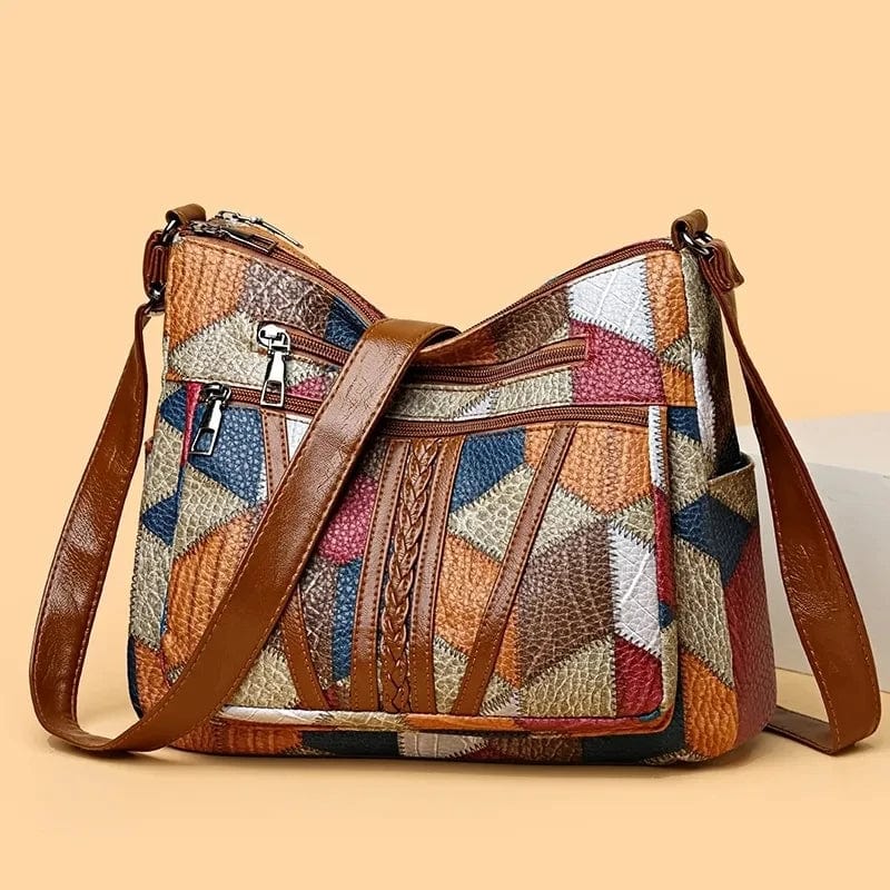 Mosaic pattern handbag for women | Amara -1