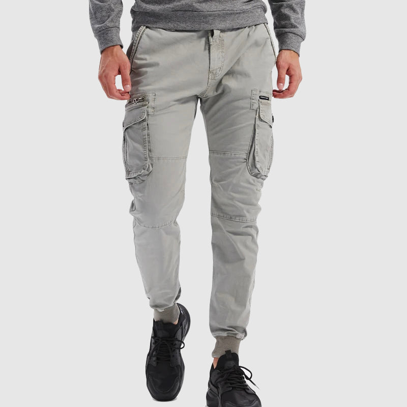 Slim-fit cargo utility pockets pants for men | Atlas -6