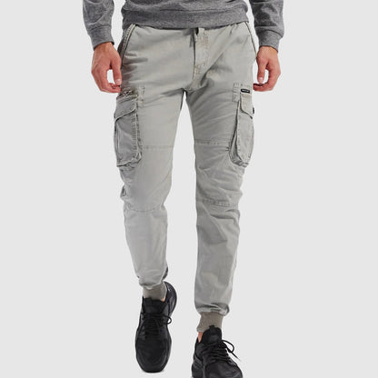 Slim-fit cargo utility pockets pants for men | Atlas -6