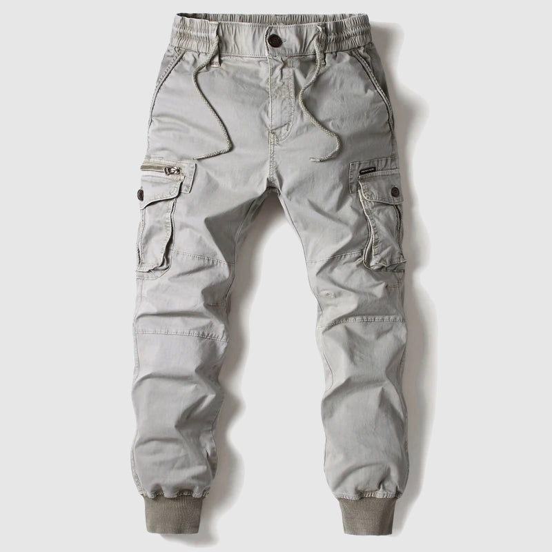 Slim-fit cargo utility pockets pants for men | Atlas -4