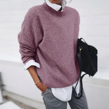 Soft loose fit sweater for women | Elvina -9