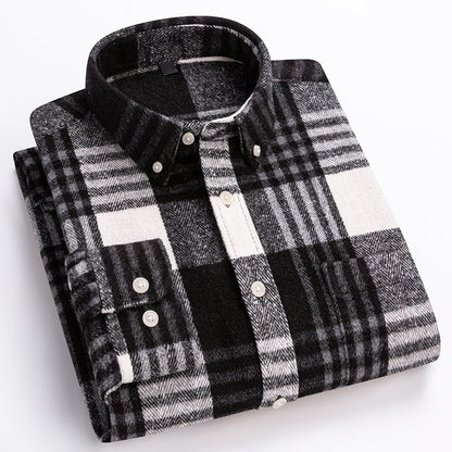 Classic plaid chest pocket shirt for men | Arden -5