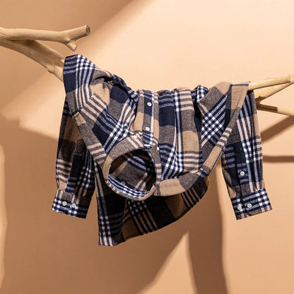 Classic plaid chest pocket shirt for men | Arden -7