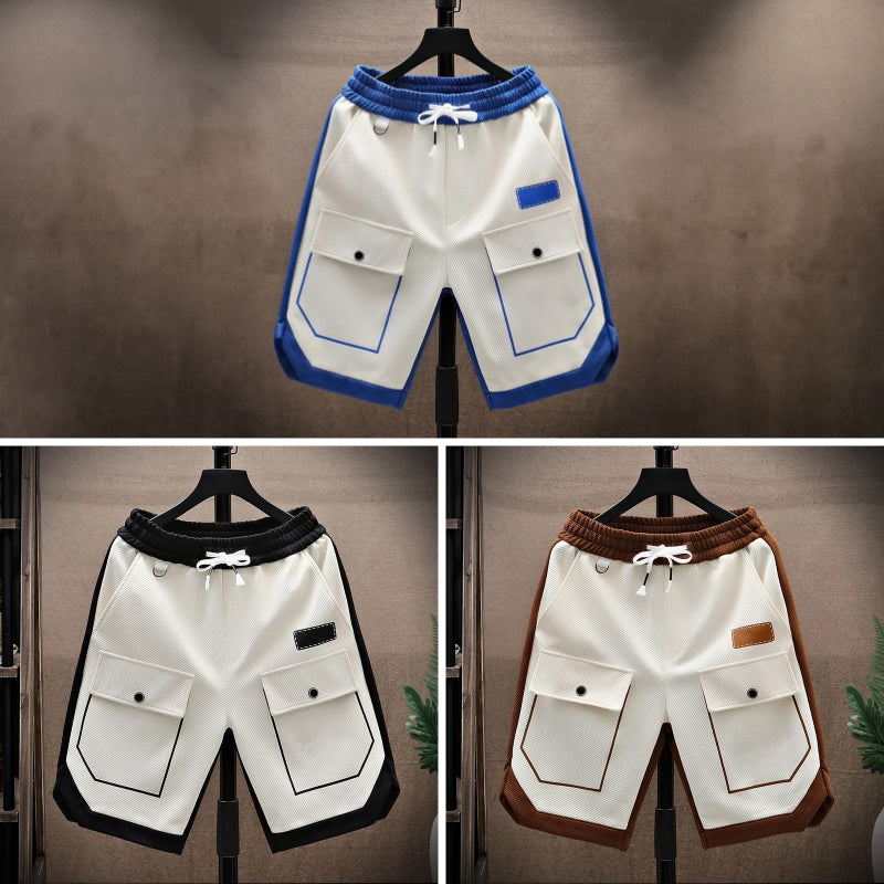 Length summer shorts for men | Loose Knee -4