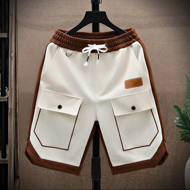 Length summer shorts for men | Loose Knee -3