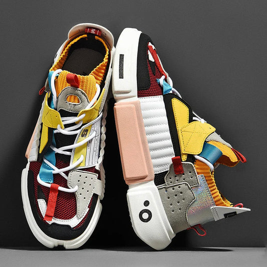 Sleek lace-up modern design sneakers for men | Arlo -1