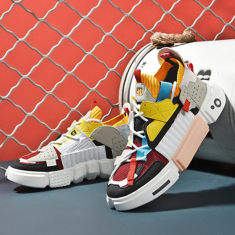 Sleek lace-up modern design sneakers for men | Arlo -7