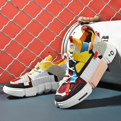 Sleek lace-up modern design sneakers for men | Arlo -7