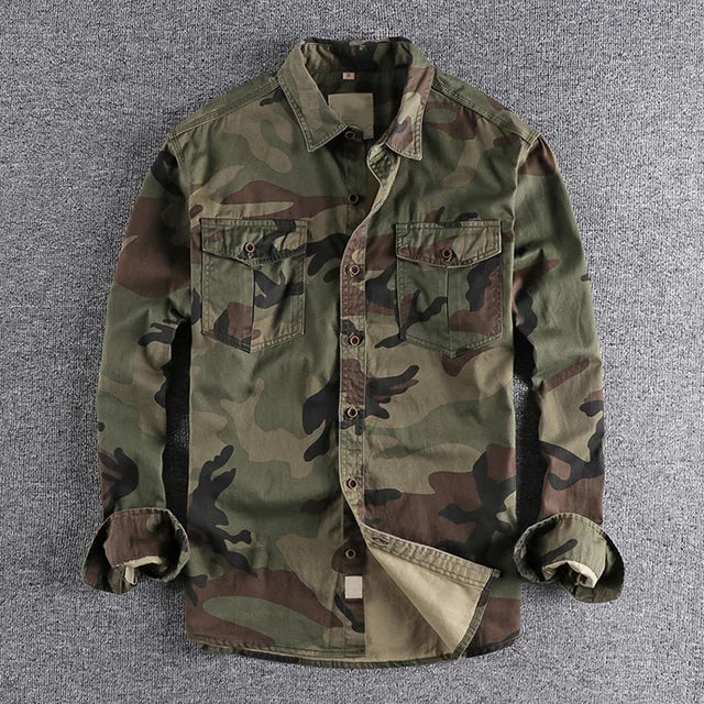 Urban camo shirt for men | Theodore Willow -2