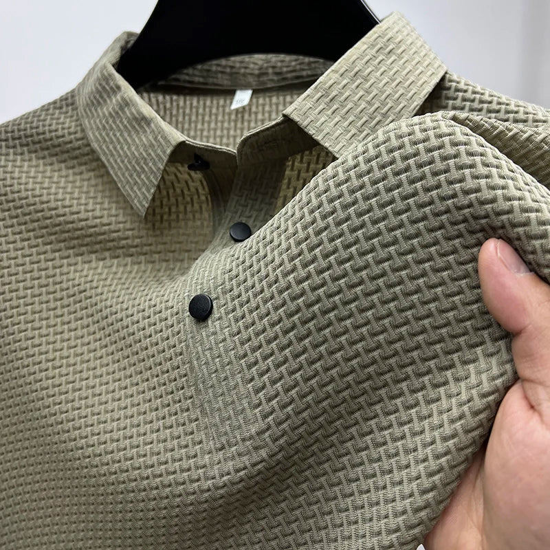 Classic short sleeve shirt polo for men | Harrison -3