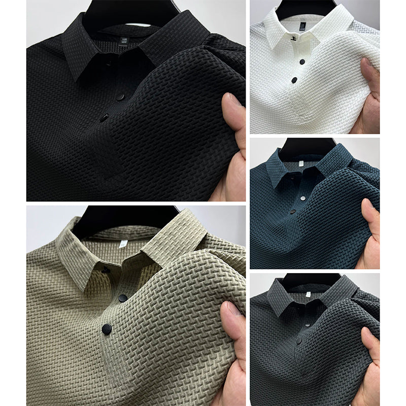 Classic short-sleeve shirt polo for men | Soren -6