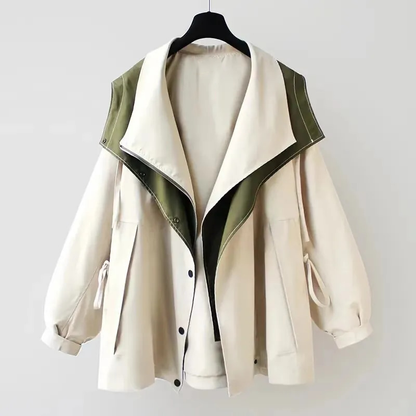 Trench water-repellent stylish coat for women | Lilith -2