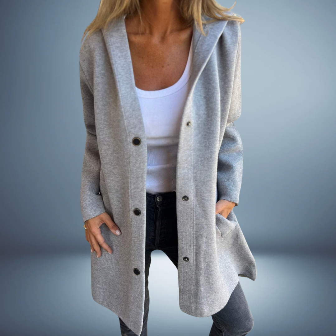 Casual hood jacket for women | Leonie -4