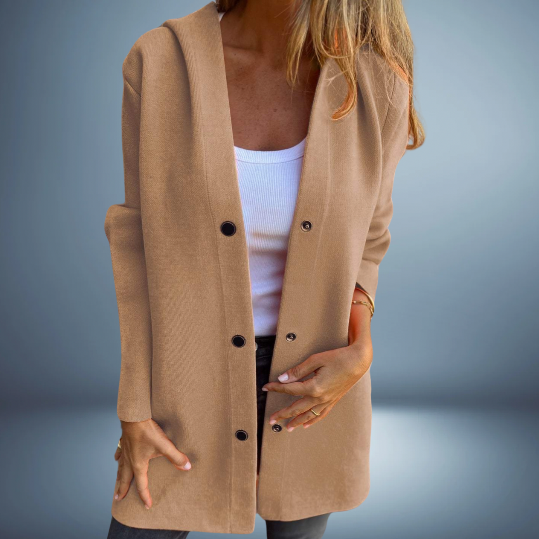 Casual hood jacket for women | Leonie -3