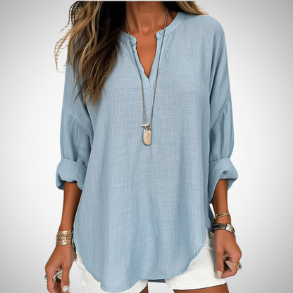 Casual linen shirt for women | Abelia -1